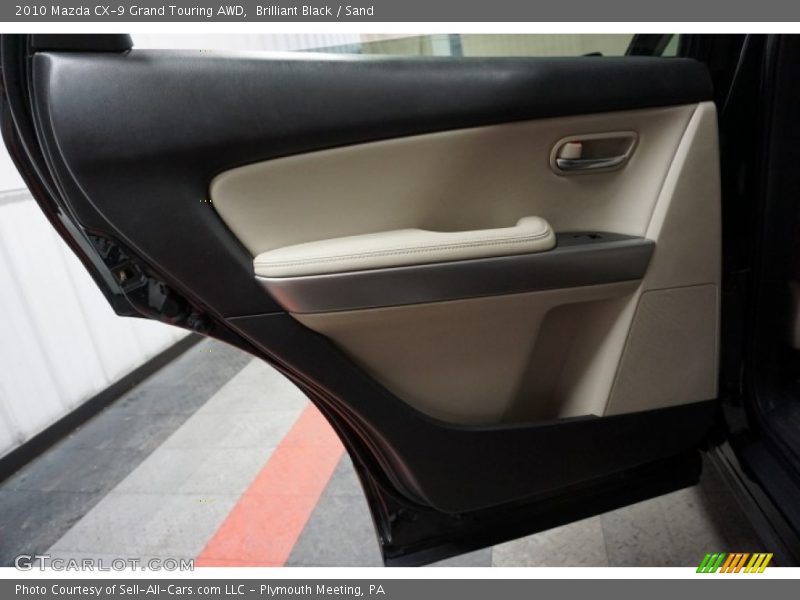 Brilliant Black / Sand 2010 Mazda CX-9 Grand Touring AWD