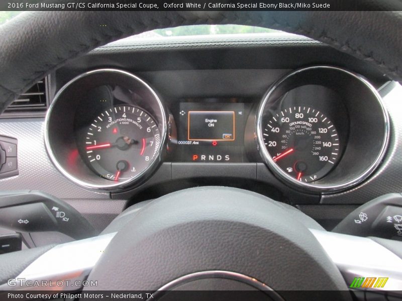 Oxford White / California Special Ebony Black/Miko Suede 2016 Ford Mustang GT/CS California Special Coupe
