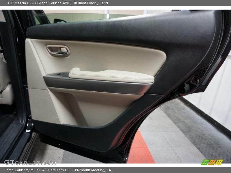 Brilliant Black / Sand 2010 Mazda CX-9 Grand Touring AWD