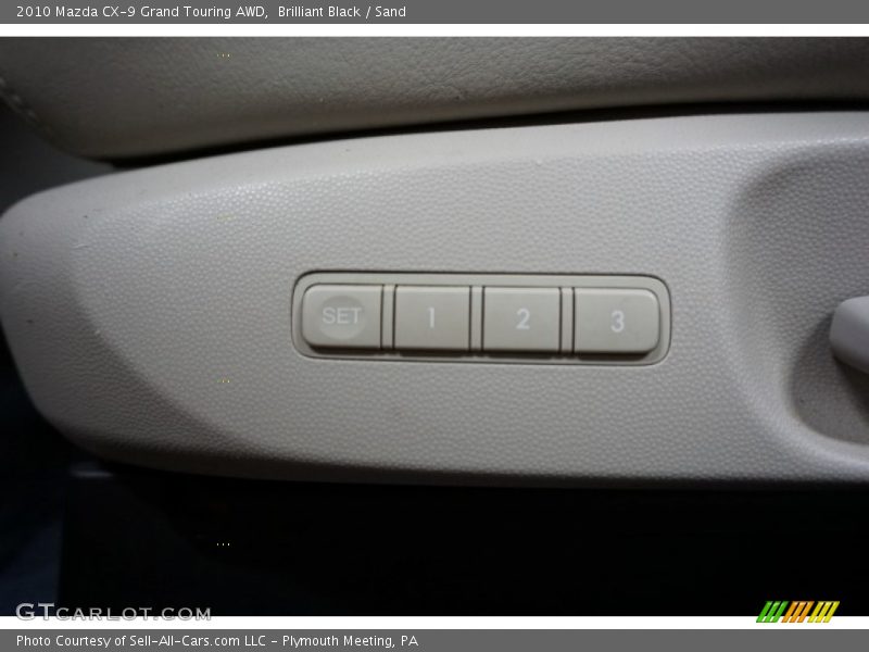 Brilliant Black / Sand 2010 Mazda CX-9 Grand Touring AWD
