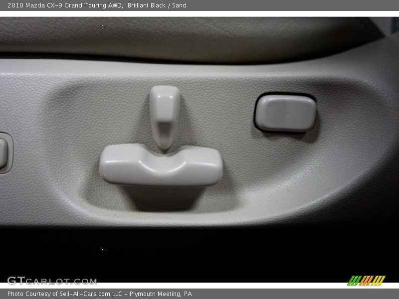 Brilliant Black / Sand 2010 Mazda CX-9 Grand Touring AWD
