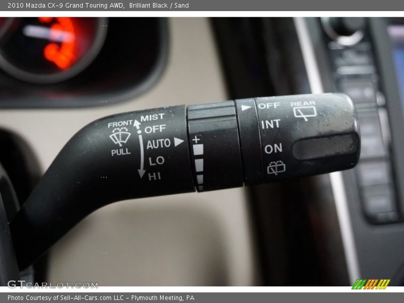 Brilliant Black / Sand 2010 Mazda CX-9 Grand Touring AWD