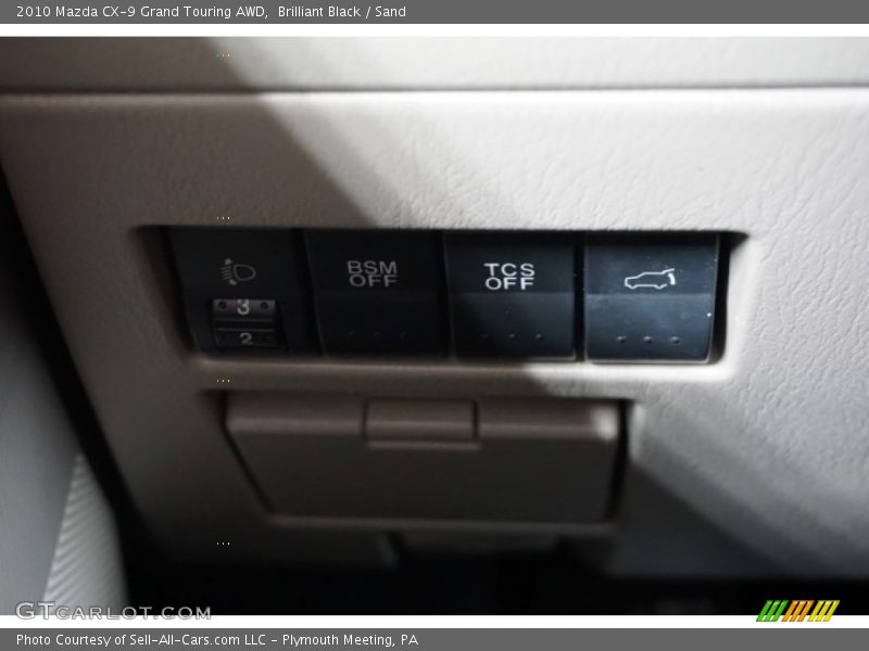 Brilliant Black / Sand 2010 Mazda CX-9 Grand Touring AWD