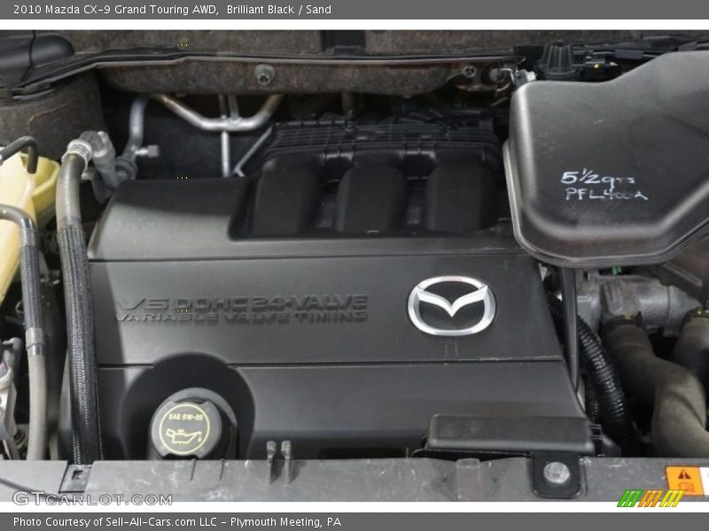 Brilliant Black / Sand 2010 Mazda CX-9 Grand Touring AWD