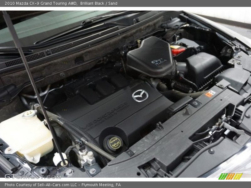 Brilliant Black / Sand 2010 Mazda CX-9 Grand Touring AWD