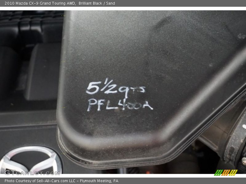 Brilliant Black / Sand 2010 Mazda CX-9 Grand Touring AWD