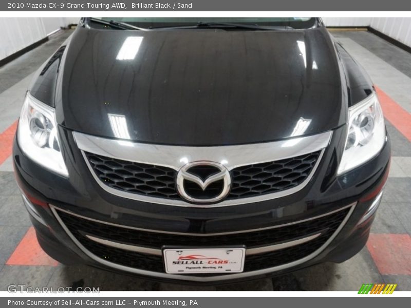 Brilliant Black / Sand 2010 Mazda CX-9 Grand Touring AWD