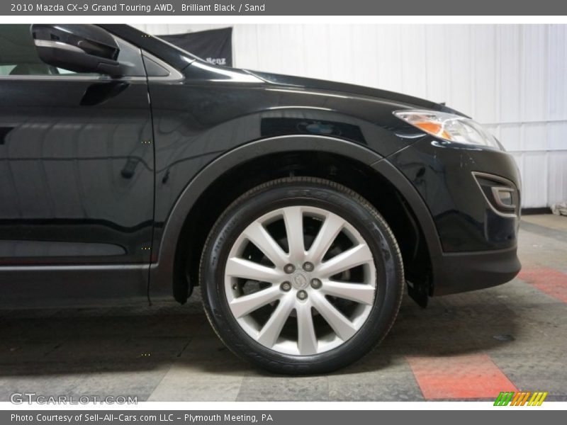 Brilliant Black / Sand 2010 Mazda CX-9 Grand Touring AWD