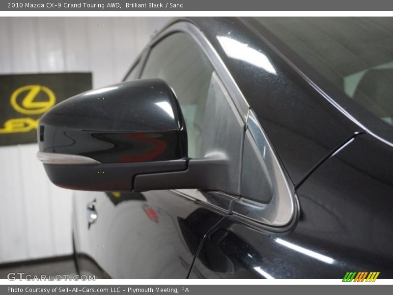 Brilliant Black / Sand 2010 Mazda CX-9 Grand Touring AWD
