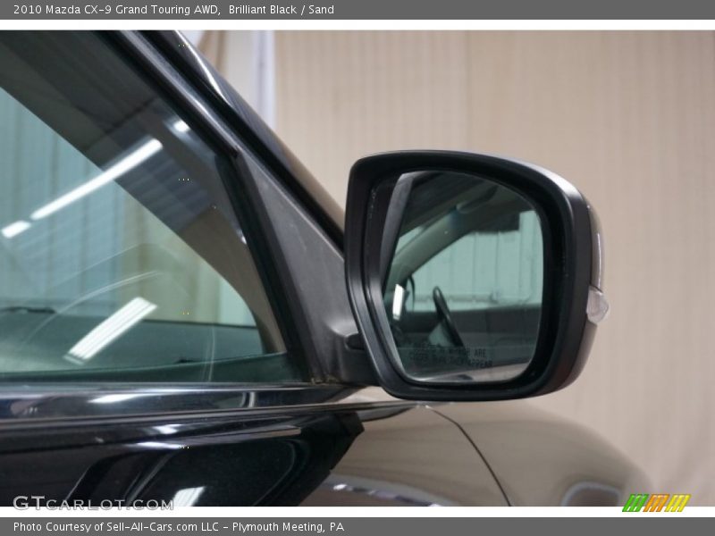 Brilliant Black / Sand 2010 Mazda CX-9 Grand Touring AWD