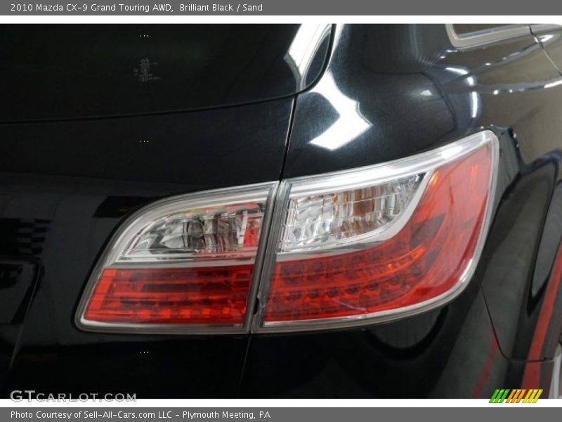 Brilliant Black / Sand 2010 Mazda CX-9 Grand Touring AWD
