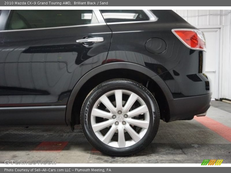 Brilliant Black / Sand 2010 Mazda CX-9 Grand Touring AWD