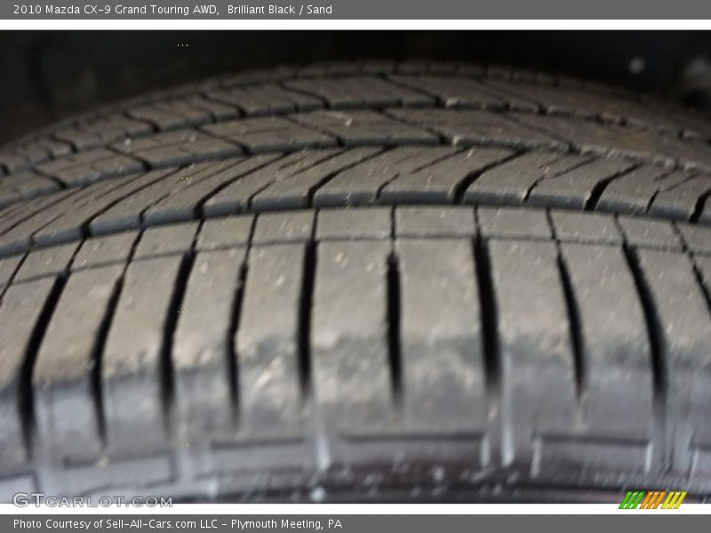 Brilliant Black / Sand 2010 Mazda CX-9 Grand Touring AWD