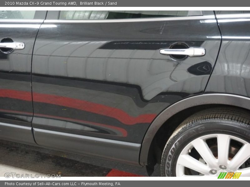 Brilliant Black / Sand 2010 Mazda CX-9 Grand Touring AWD