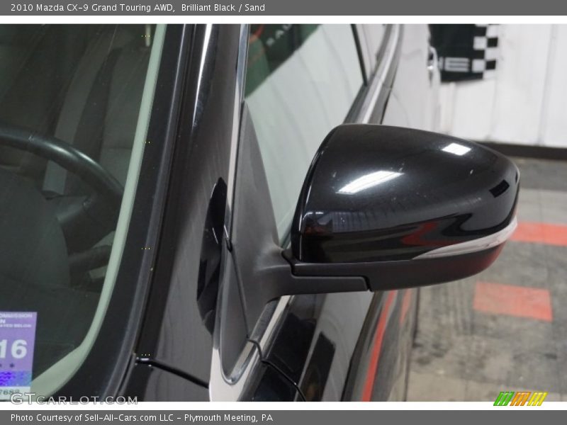 Brilliant Black / Sand 2010 Mazda CX-9 Grand Touring AWD