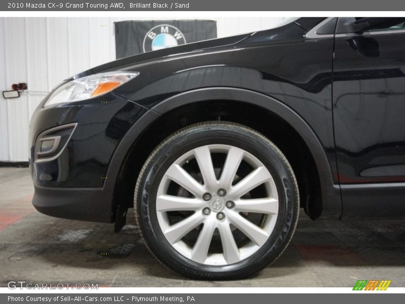 Brilliant Black / Sand 2010 Mazda CX-9 Grand Touring AWD
