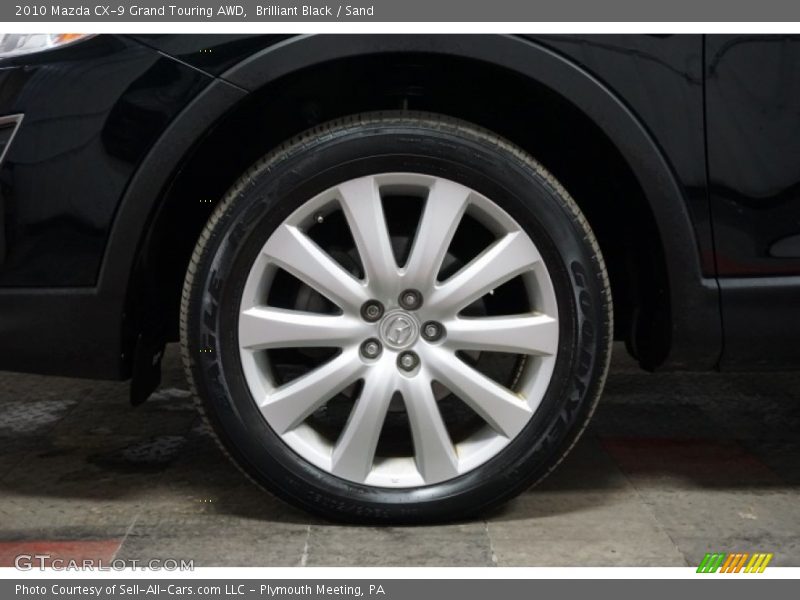 Brilliant Black / Sand 2010 Mazda CX-9 Grand Touring AWD