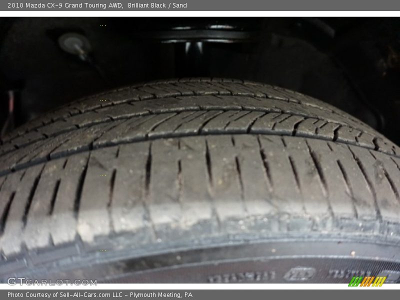 Brilliant Black / Sand 2010 Mazda CX-9 Grand Touring AWD