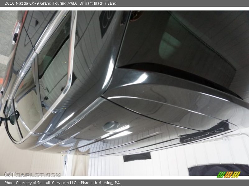Brilliant Black / Sand 2010 Mazda CX-9 Grand Touring AWD