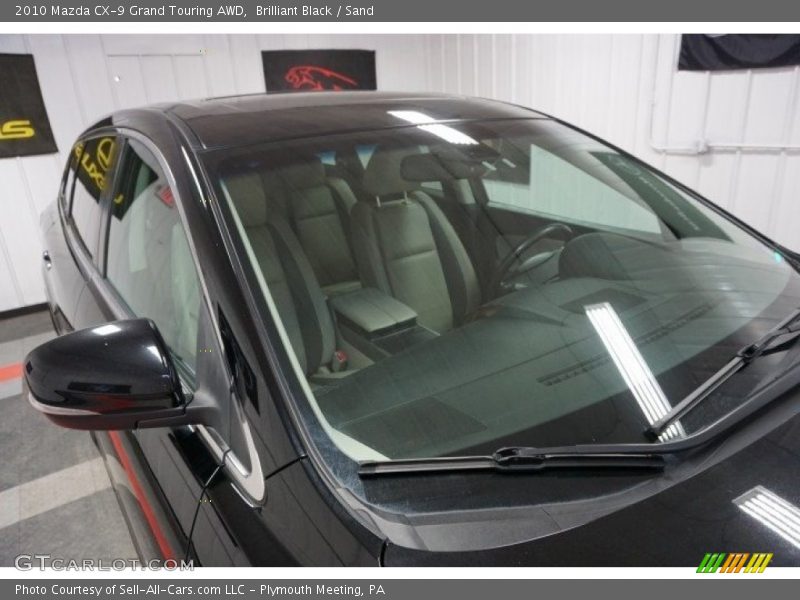 Brilliant Black / Sand 2010 Mazda CX-9 Grand Touring AWD