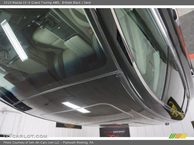Brilliant Black / Sand 2010 Mazda CX-9 Grand Touring AWD