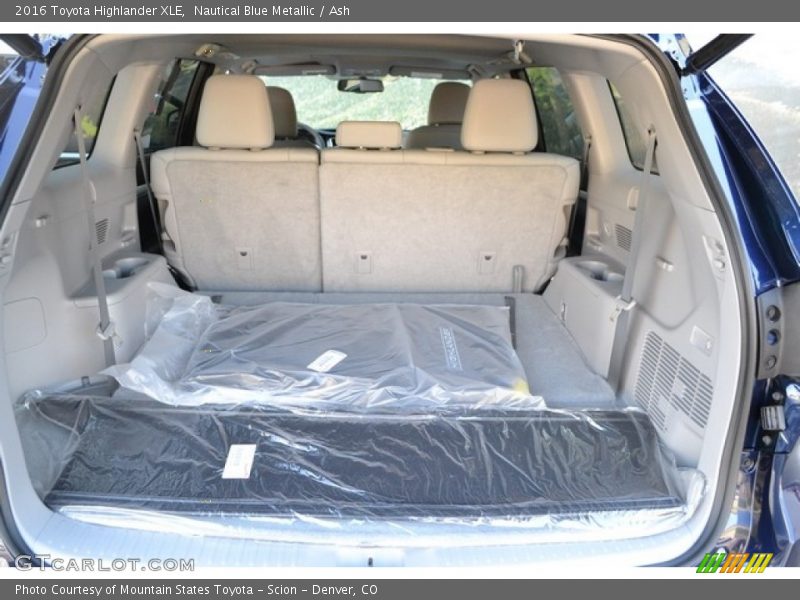 Nautical Blue Metallic / Ash 2016 Toyota Highlander XLE