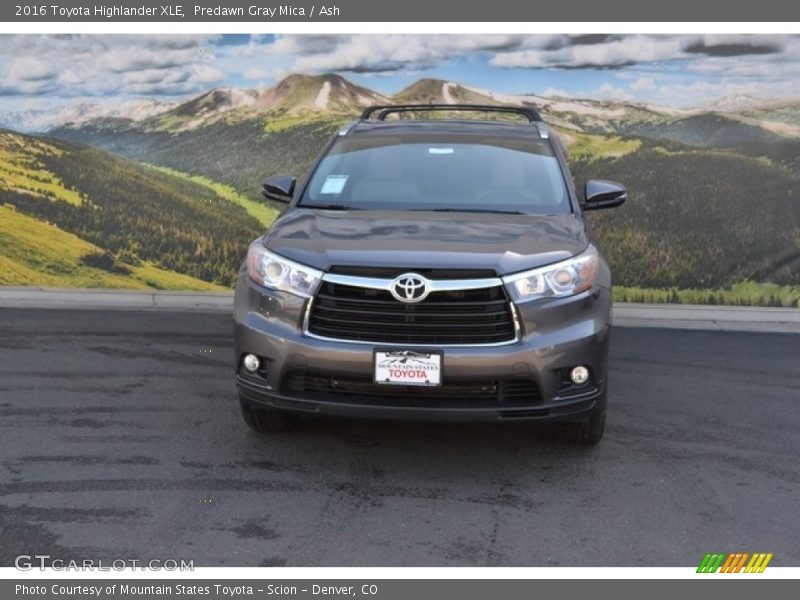 Predawn Gray Mica / Ash 2016 Toyota Highlander XLE