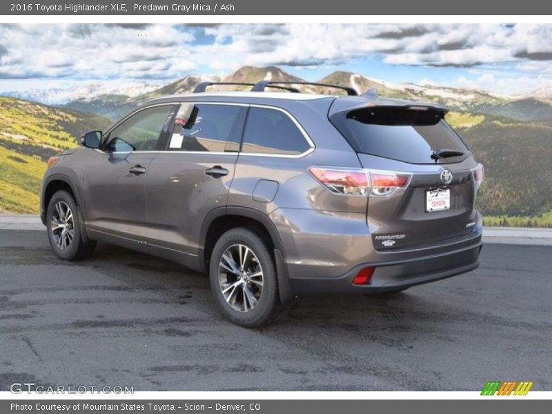 Predawn Gray Mica / Ash 2016 Toyota Highlander XLE