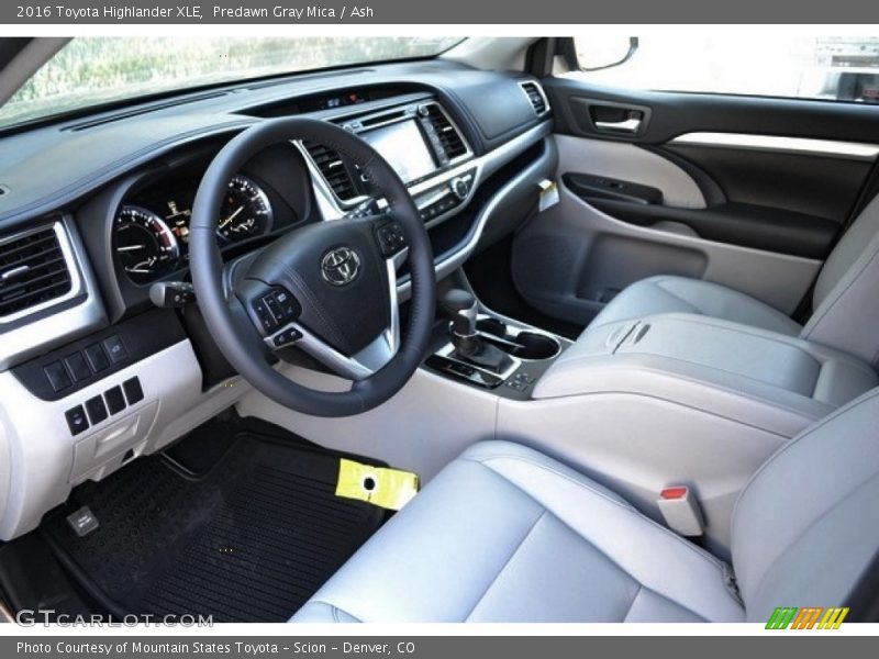 Predawn Gray Mica / Ash 2016 Toyota Highlander XLE