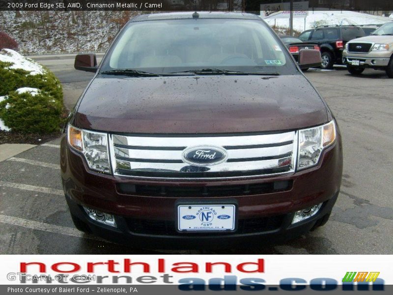 Cinnamon Metallic / Camel 2009 Ford Edge SEL AWD