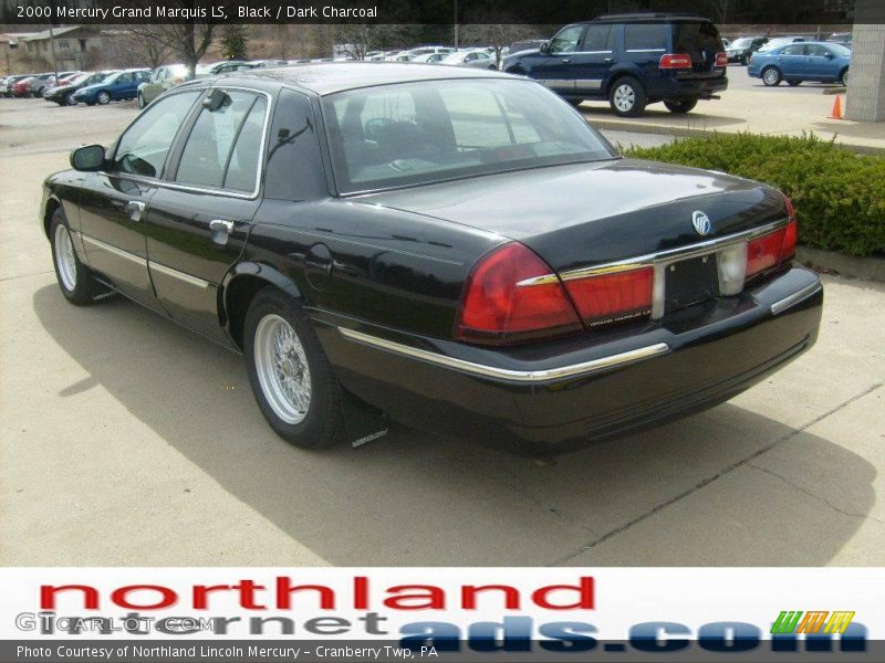 Black / Dark Charcoal 2000 Mercury Grand Marquis LS