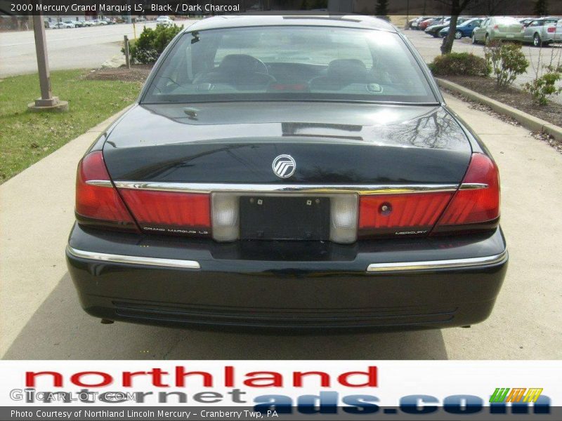 Black / Dark Charcoal 2000 Mercury Grand Marquis LS