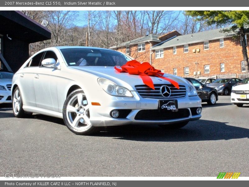 Iridium Silver Metallic / Black 2007 Mercedes-Benz CLS 550