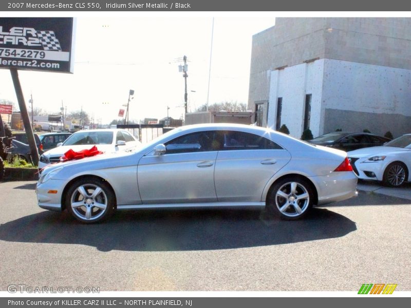 Iridium Silver Metallic / Black 2007 Mercedes-Benz CLS 550