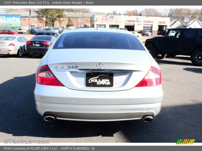 Iridium Silver Metallic / Black 2007 Mercedes-Benz CLS 550