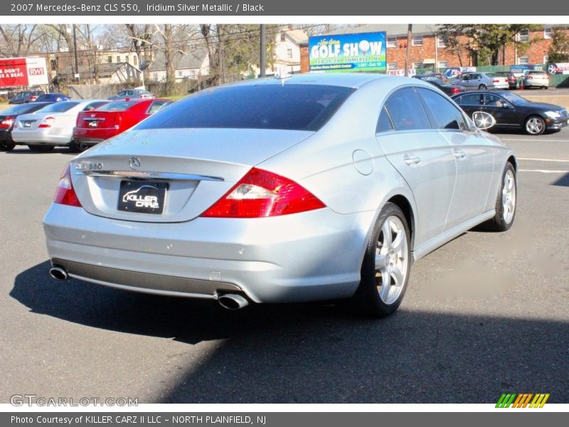 Iridium Silver Metallic / Black 2007 Mercedes-Benz CLS 550