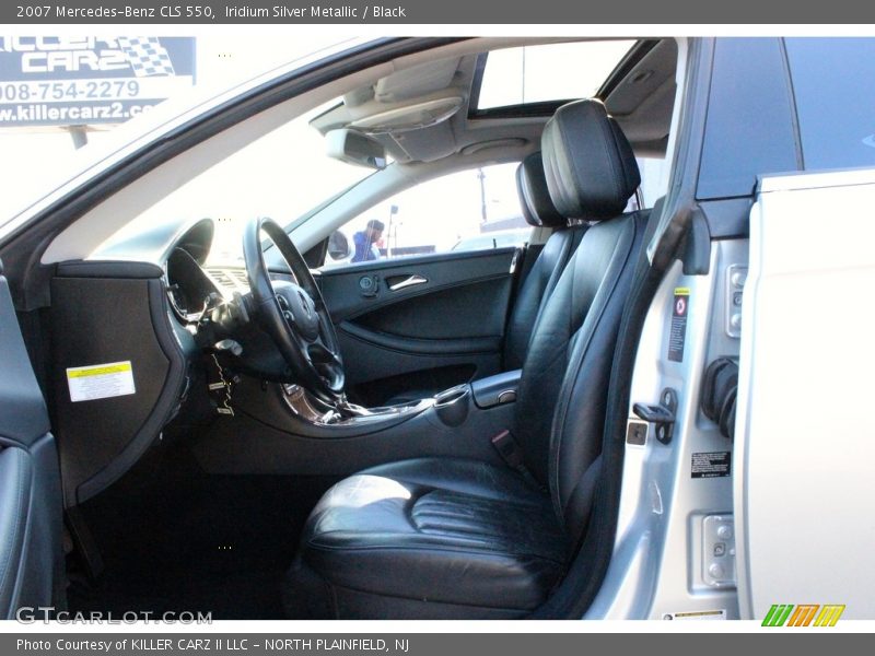 Iridium Silver Metallic / Black 2007 Mercedes-Benz CLS 550