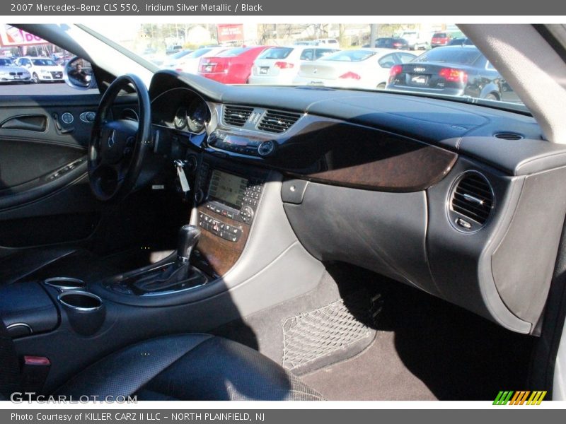 Iridium Silver Metallic / Black 2007 Mercedes-Benz CLS 550