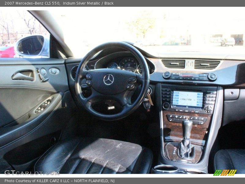 Iridium Silver Metallic / Black 2007 Mercedes-Benz CLS 550