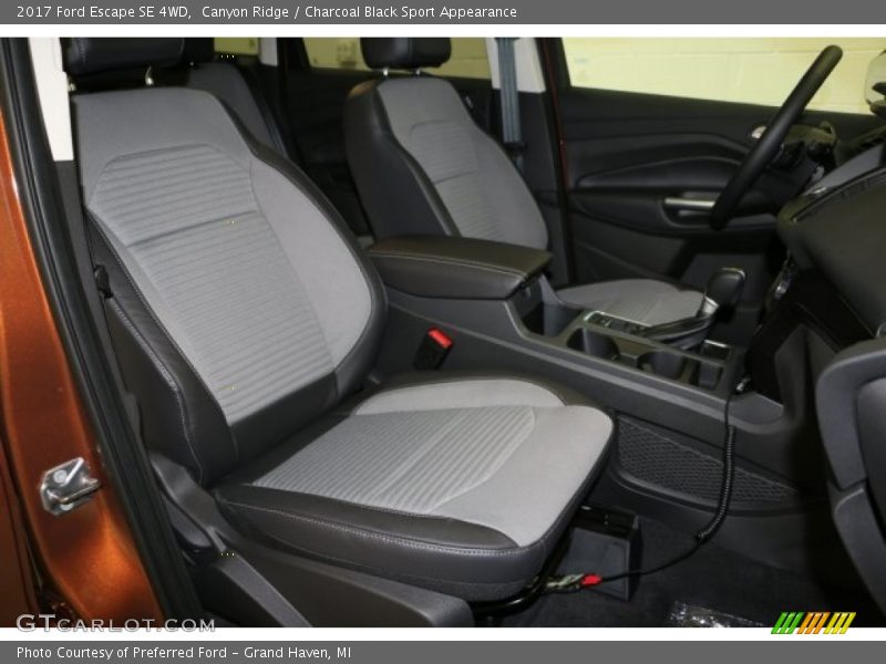 Front Seat of 2017 Escape SE 4WD
