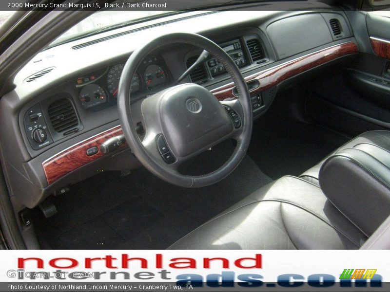 Black / Dark Charcoal 2000 Mercury Grand Marquis LS