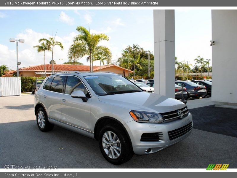 Cool Silver Metallic / Black Anthracite 2013 Volkswagen Touareg VR6 FSI Sport 4XMotion