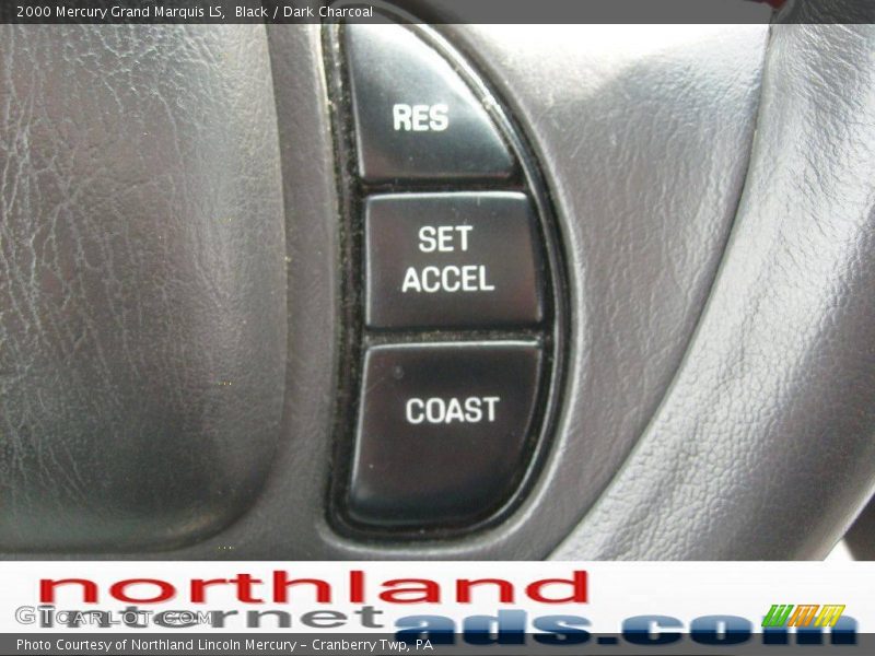Black / Dark Charcoal 2000 Mercury Grand Marquis LS
