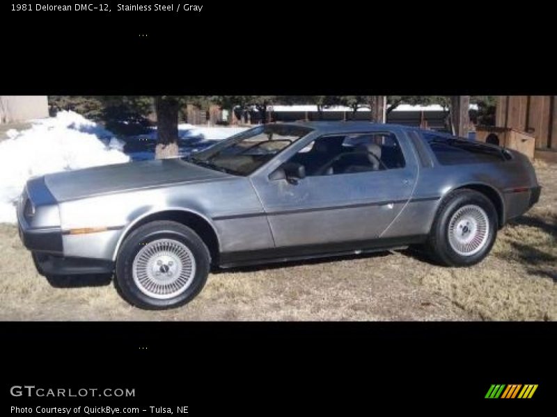 Stainless Steel / Gray 1981 Delorean DMC-12