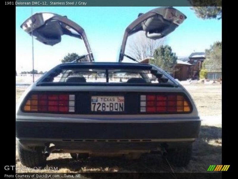 Stainless Steel / Gray 1981 Delorean DMC-12