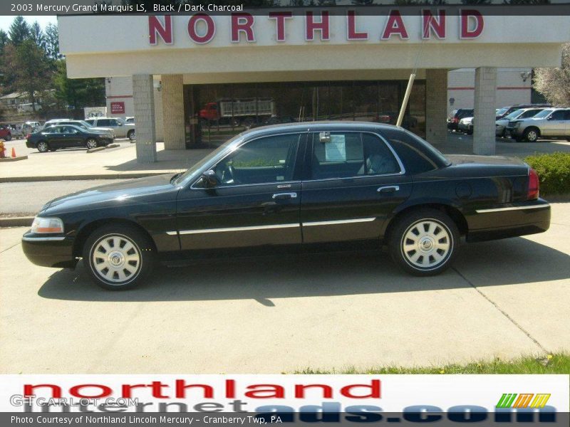 Black / Dark Charcoal 2003 Mercury Grand Marquis LS