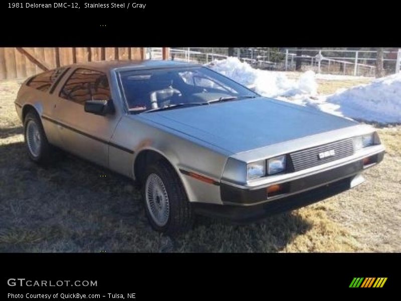 Stainless Steel / Gray 1981 Delorean DMC-12