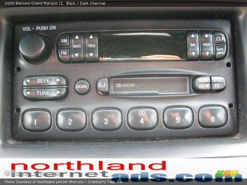 Black / Dark Charcoal 2000 Mercury Grand Marquis LS