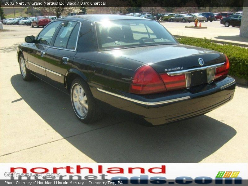 Black / Dark Charcoal 2003 Mercury Grand Marquis LS