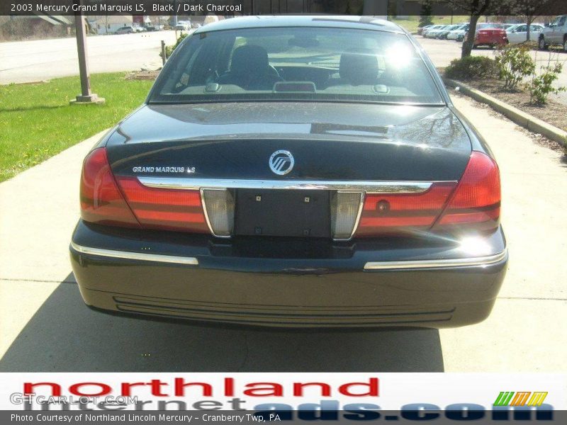 Black / Dark Charcoal 2003 Mercury Grand Marquis LS